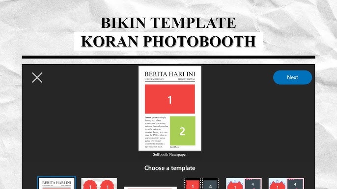 Aplikasi Newspaper Photobooth