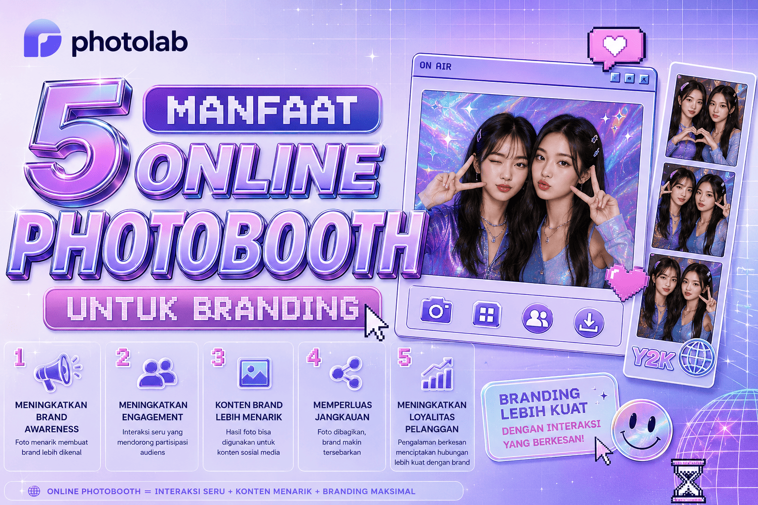 5 Manfaat Online Photobooth Untuk Branding