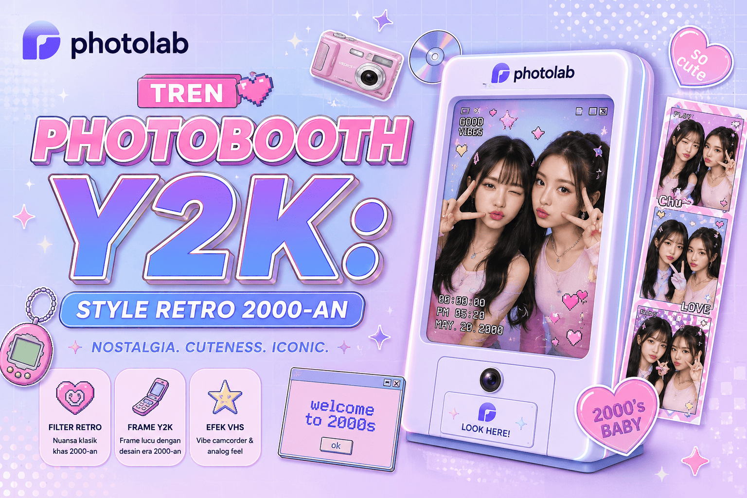 Tren Photobooth Y2K