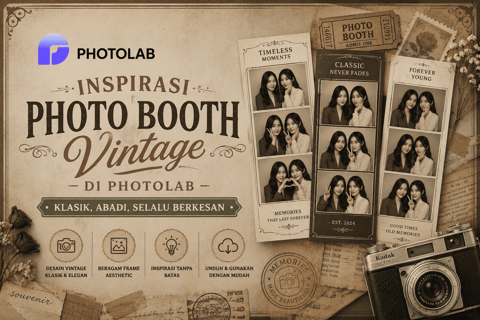 Temukan Inspirasi Photo Booth Vintage di Photolab