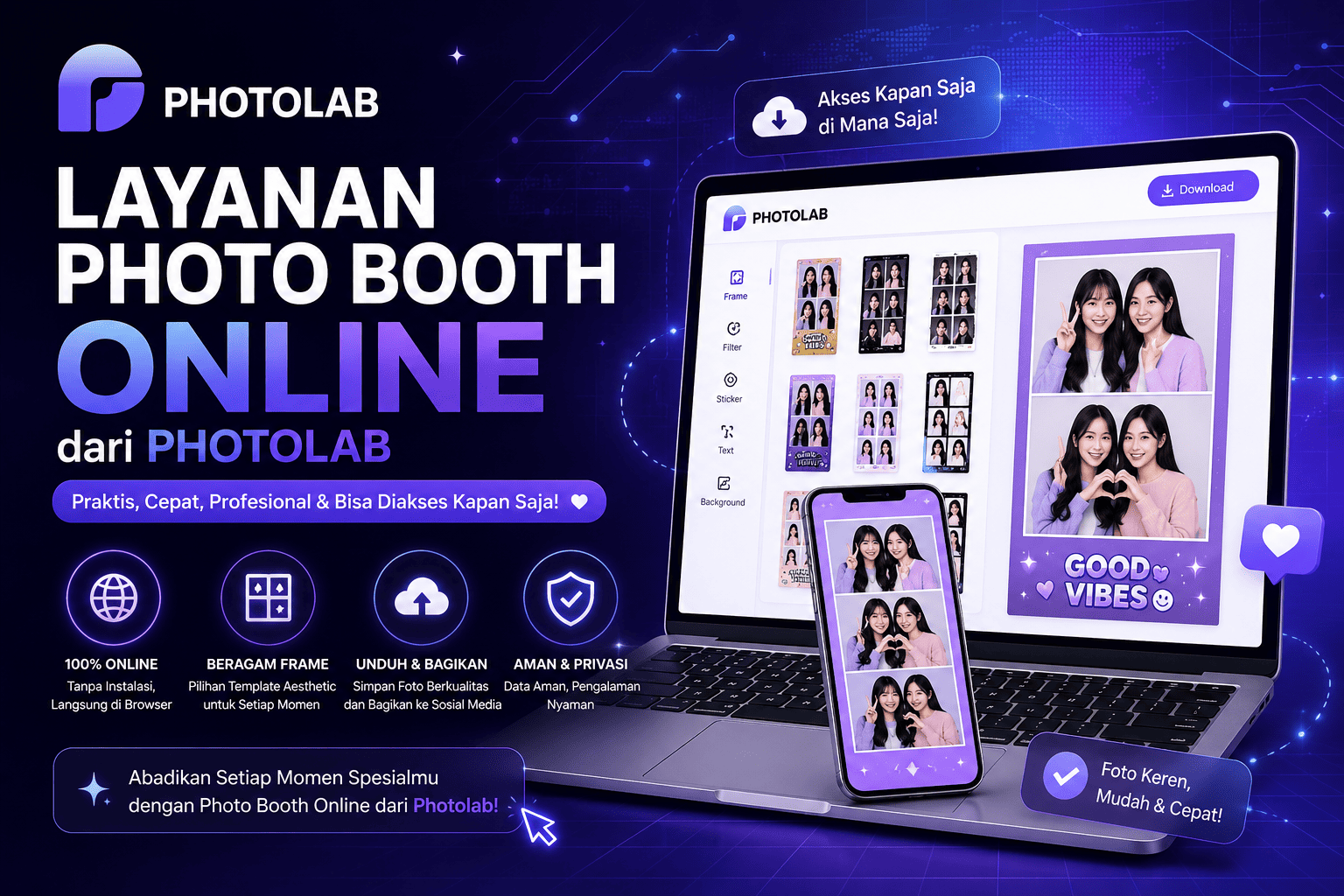 Layanan Photo Booth Online dari Photolab