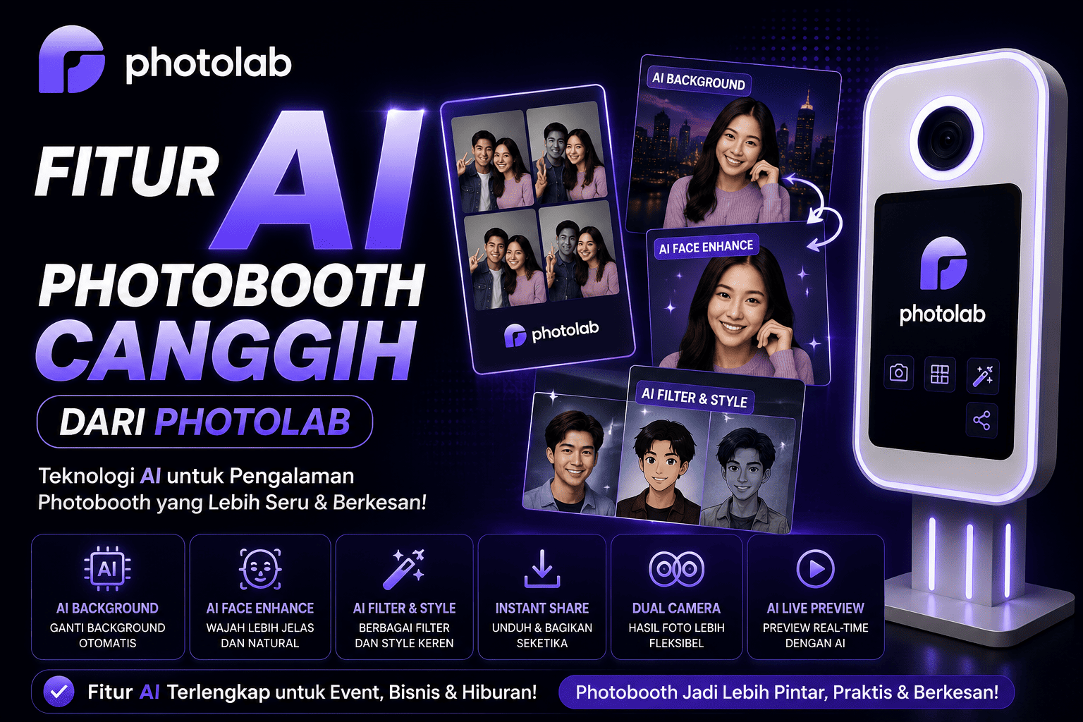 Buat Foto Imajinatif dengan Fitur AI Photobooth Canggih dari Photolab