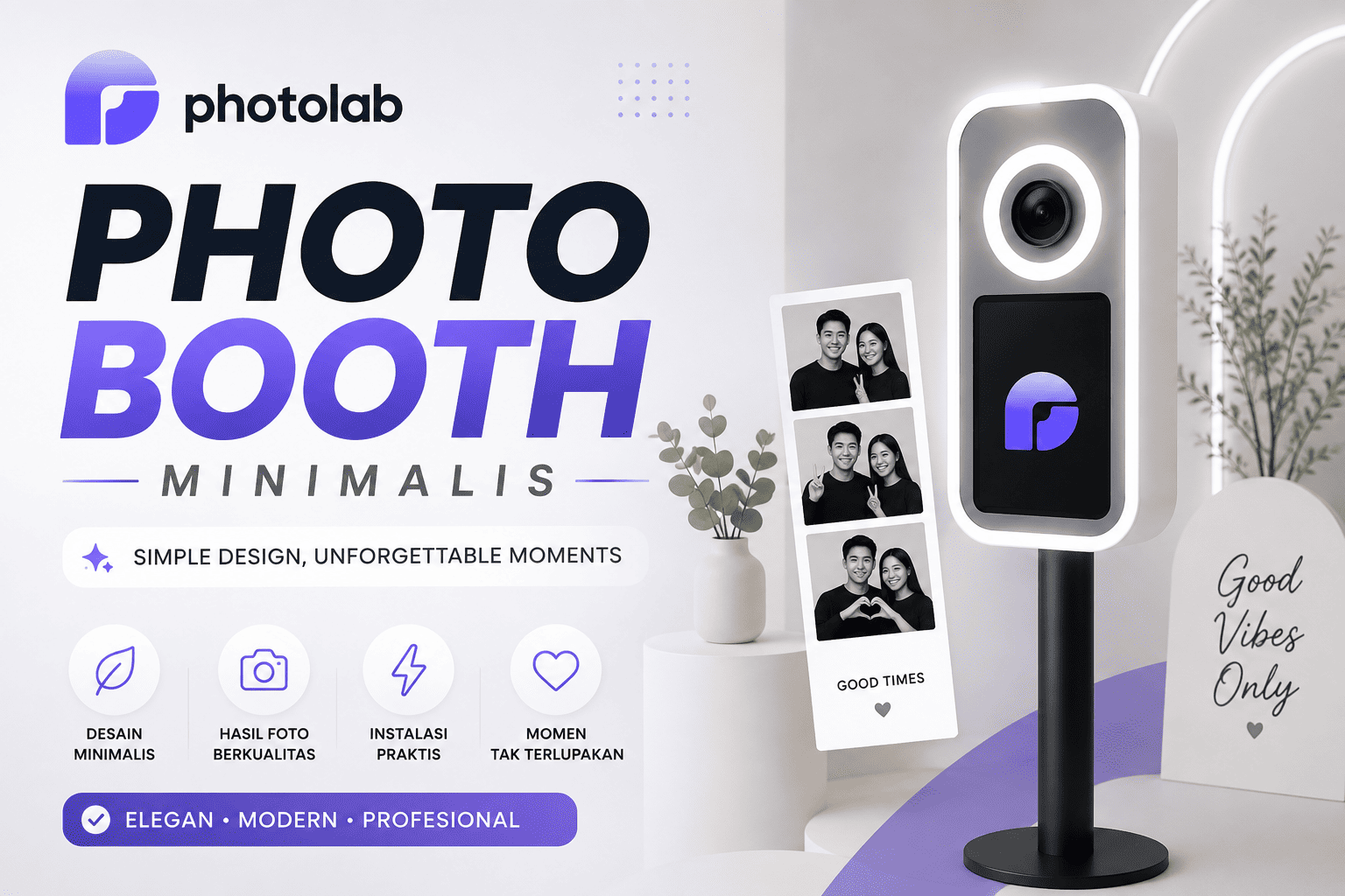 Photo Booth Minimalis: Konsep Sederhana yang Elegan untuk Berbagai Event