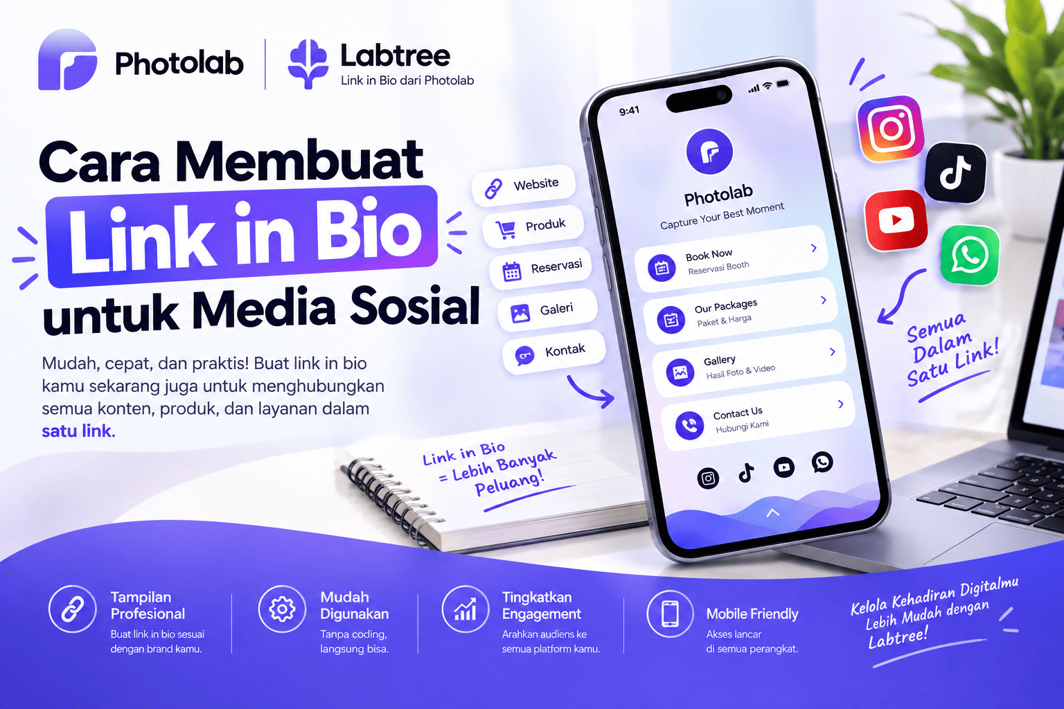Cara Membuat Link in Bio untuk Media Sosial
