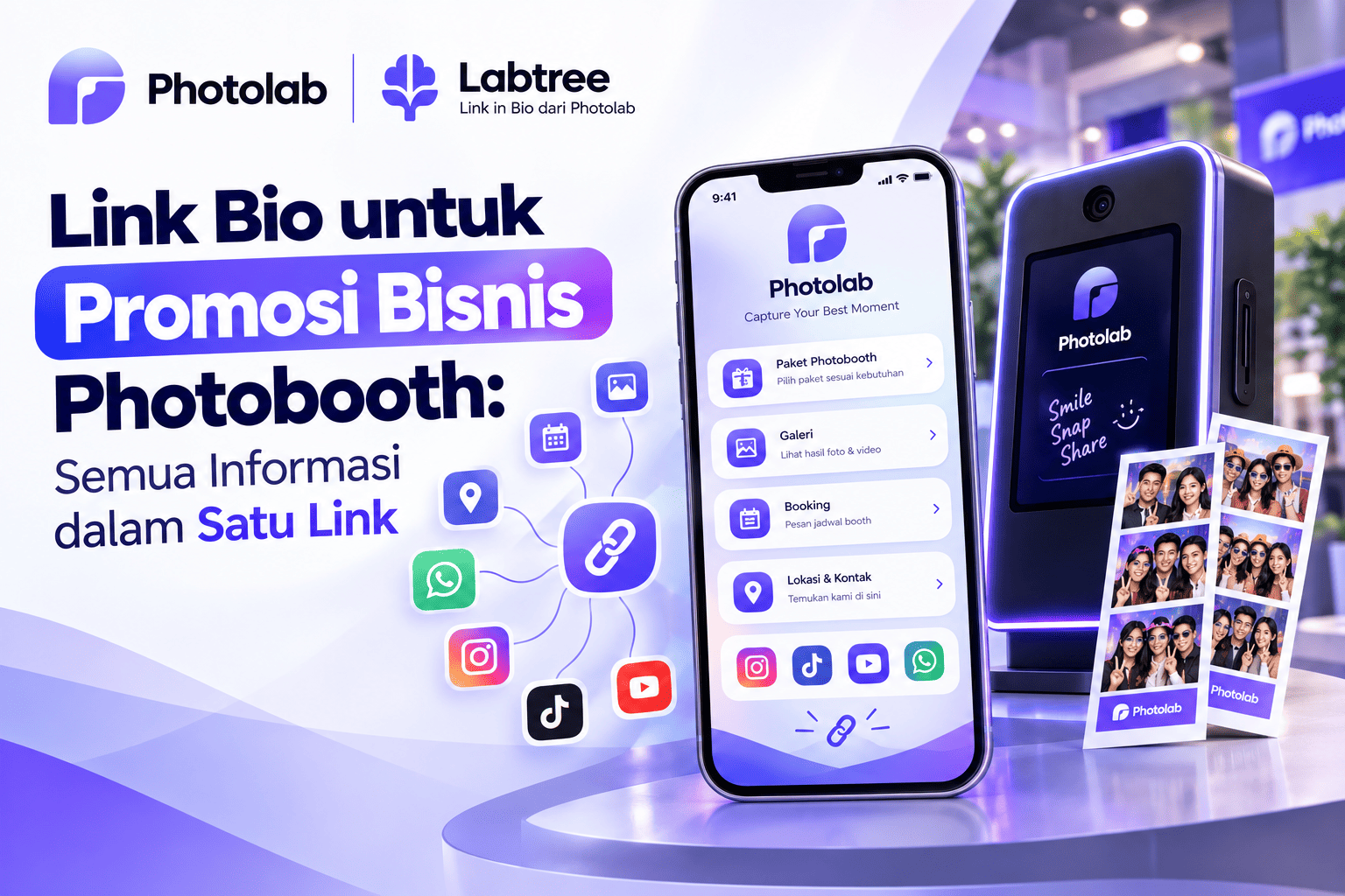 Link Bio untuk Promosi Bisnis Photobooth: Semua Informasi dalam Satu Link