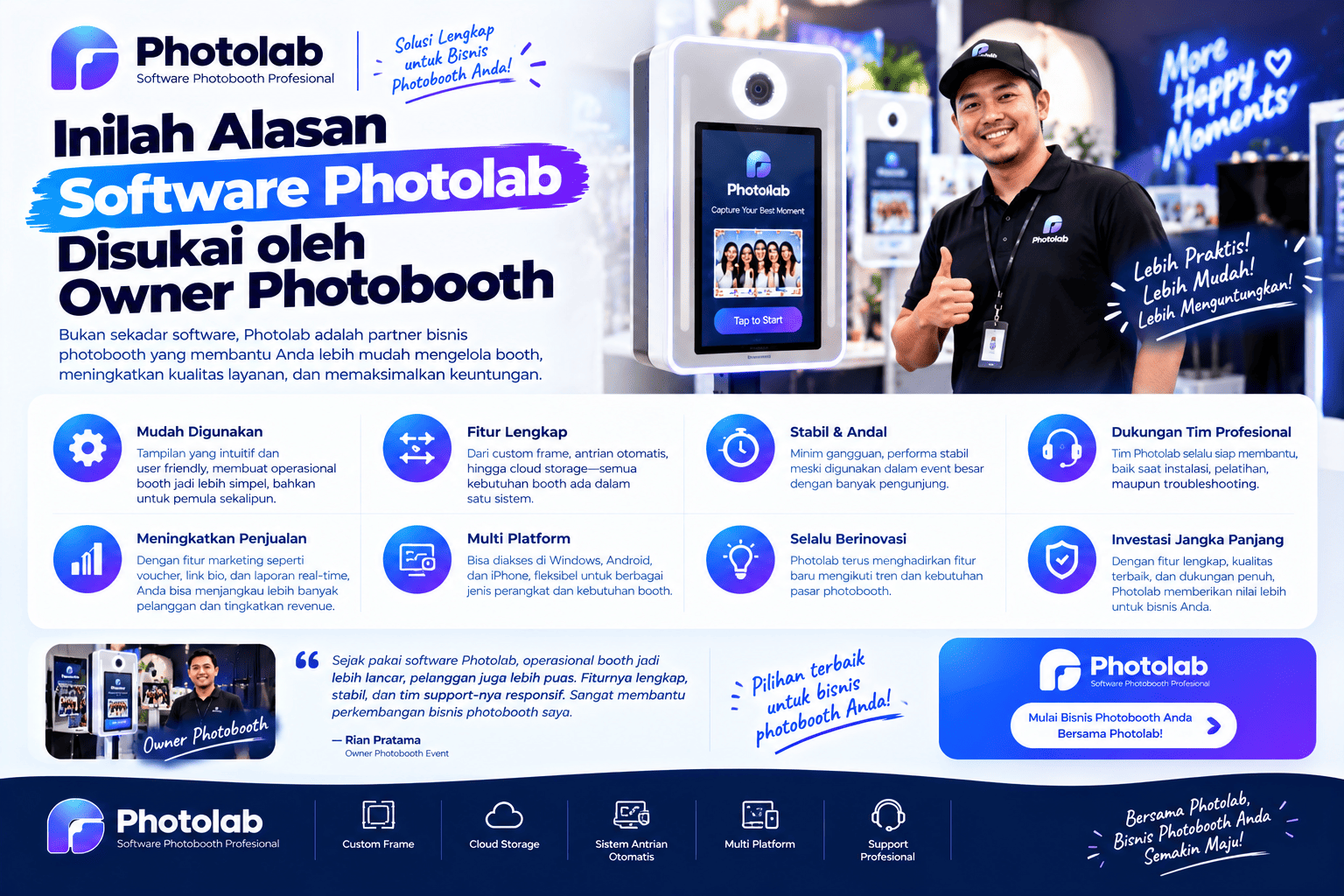 Inilah Alasan Software Photolab Disukai oleh Owner Photobooth